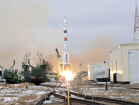 Успешный пуск РН "Союз-2.1а"